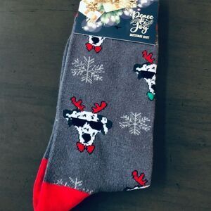 Christmas Dogs in Sunglasses Holiday Adult Fun Socks